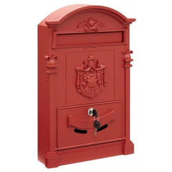 Arregui D-2152/R boîte aux lettres Rouge Boîte aux lettres encastrable Aluminium