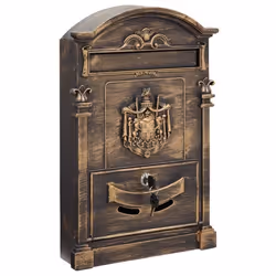 Arregui D-2152/B, Boîte aux lettres encastrable, Aluminium, Bronze, Clé, 1 pièce(s), 290 mm