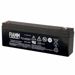 Batteries rechargeables au plomb-acide Fiamm 12V 2 Amp. Fg20201