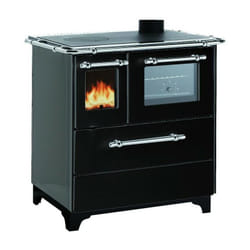 Royal - Cuisinière à bois Palazzetti New Betty 3.5 Noir