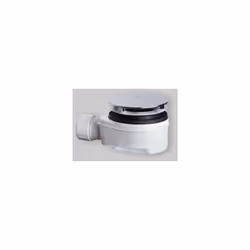 Idéal pour receveur de douche en acrylique. Déchet blanc 110 POM. Grille chromée ABS 118, sortie latérale 1"1/2. Débit : 25 l ...