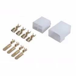 Phonocar 043342, 2 poles multiple-connector, Bronze, Blanc, 10 pièce(s)