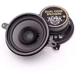 2 Haut-parleurs 87mm 40W 100/13000Hz Série : ALPHA Taille de haut-parleur : 87mm Puissance : 40W bande passante : 100-13000Hz