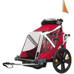 Remorque de vélo biplace avec frein enfant Bellelli