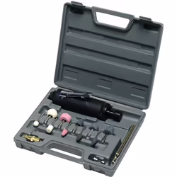 Meuleuse Droite Pneumatique MICHELIN - Coffret avec 10 Meules - Métal - 750W - 11000 tours/min