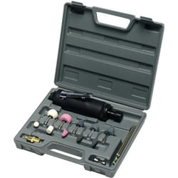 Meuleuse Droite Pneumatique MICHELIN - Coffret avec 10 Meules - Métal - 750W - 11000 tours/min