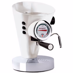 Bugatti Italy Diva, Machine à expresso, 0,8 L, Dosette de café, Café moulu, 950 W, Blanc