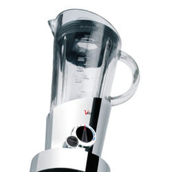 Bugatti Italy Vela Mélangeur de table 400 W Chrome, Acier inoxydable, Transparent
