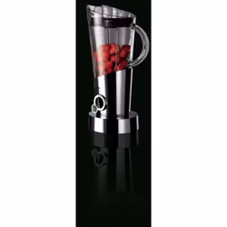 Bugatti Italy Vela Mélangeur de table 400 W Chrome, Acier inoxydable, Transparent