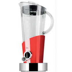 Bugatti Italy Vela Mélangeur de table 500 W Rouge, Acier inoxydable, Transparent