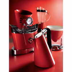 Bugatti Italy Vela Mélangeur de table 500 W Rouge, Acier inoxydable, Transparent