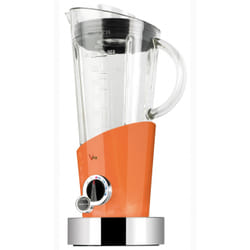 Bugatti Italy Vela Mélangeur de table 400 W Orange, Acier inoxydable, Transparent