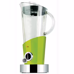 Bugatti Italy Vela, Mélangeur de table, Pileur de glace, 400 W, Vert, Acier inoxydable, Transparent