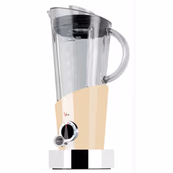 Bugatti Italy Vela, Mélangeur de table, Pileur de glace, 400 W, Acier inoxydable, Transparent
