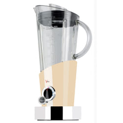 Bugatti Italy Vela Mélangeur de table 400 W Acier inoxydable, Transparent