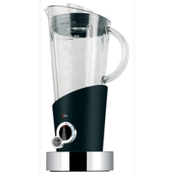 Bugatti Italy Vela Mélangeur de table 400 W Noir, Acier inoxydable, Transparent