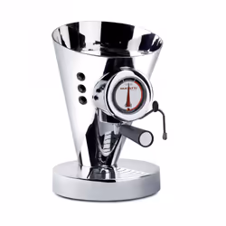 Bugatti Italy DIVA EVOLUTION, Machine à expresso, 0,8 L, Dosette de café, Café moulu, 950 W, Chrome
