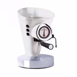 Bugatti Italy DIVA EVOLUTION, Machine à expresso, 0,8 L, Dosette de café, Café moulu, 950 W, Blanc