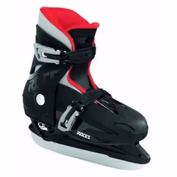 Patins à glace - ROCES - MCK II H - Réglables - Noir-Rouge - Confort optimal