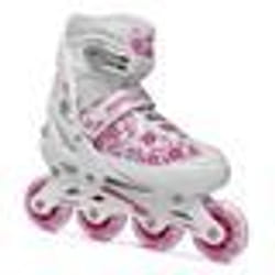 Rollers en ligne - Roces - Compy 8.0 - Fille - Blanc/Violet - Tailles 34-37