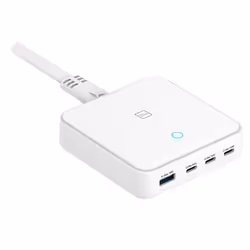 Tucano MA-DEGAN100-EU-W chargeur d'appareils mobiles Ordinateur portable, Smartphone, Tablette Blanc Secteur Charge rapide Intérieure - Vue supplémentaire 2
