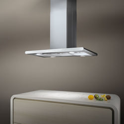 Elica GALAXY ISLAND WHIX/A/90x45 Îlot Acier inoxydable, Blanc 570 m³/h C