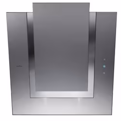 Elica Ico IX/F/80, 680 m³/h, recirculation, 68 dB, Monté au mur, Acier inoxydable, 1 pièce(s)