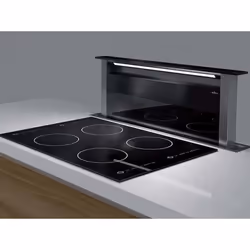 Elica Adagio BL/F/90, 580 m³/h, recirculation, 58 dB, Aspiration vers le bas, Noir, Acier inoxydable, Senseur