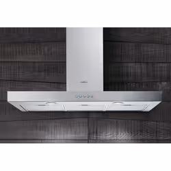 Elica Spot NG H6 IX/A/60, 450 m³/h, Conduit, 62 dB, Montée au mur, Acier inoxydable, Boutons