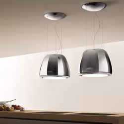 Elica Edith Lustre suspendu Chrome 325 m³/h A