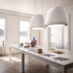 Elica Edith Classic Lustre suspendu Blanc 325 m³/h