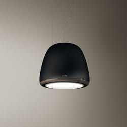 Elica Edith Rock Lustre suspendu Noir, Marron 325 m³/h
