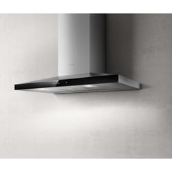 Elica CLAIRE IXBL/A/90 Monté au mur Noir, Acier inoxydable 713 m³/h B