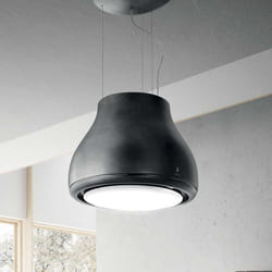 Elica PRF0120497 hotte Lustre suspendu Noir 400 m³/h A