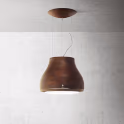Elica PRF0120528, 400 m³/h, 53 dB, Lustre suspendu, Couleur rouille, Acier inoxydable, Tactile