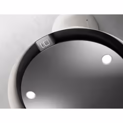 Elica PRF0120352, 603 m³/h, 61 dB, Lustre suspendu, Noir, Tactile, 15 cm