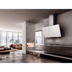 Elica PRF0124234A hotte Monté au mur Noir, Acier inoxydable, Blanc 690 m³/h B