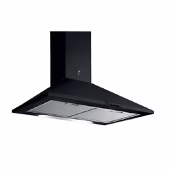 Elica PRF0151543, 395 m³/h, Conduit, 68 dB, Monté au mur, Noir, Boutons