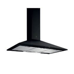 Elica PRF0151544 hotte Monté au mur Aluminium, Noir 395 m³/h D