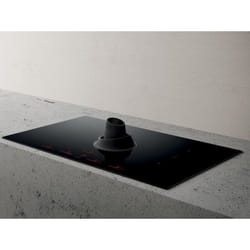 Elica NikolaTesla Upside BL/F/83 Noir Intégré 83 cm Plaque avec zone à induction 4 zone(s)