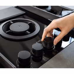 Elica NIKOLATESLA FLAME BL/A/88 Noir Intégré 88 cm Gaz 4 zone(s)