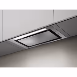 Elica PRF0157404, 650 m³/h, Conduit, 65 dB, 49 dB, Encastrée, Noir, Acier inoxydable