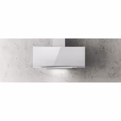 Elica PRF0166941 hotte Monté au mur Transparent, Blanc 680 m³/h A