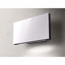 Elica PRF0165712, 730 m³/h, 57 dB, 38 dB, Monté au mur, Noir, Blanc, Tactile