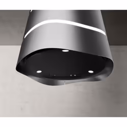Elica WAVE UX Îlot Noir, Acier inoxydable 610 m³/h A - Vue supplémentaire 2