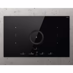 Elica NikolaTesla Switch Glow BL/F/83, Noir, Intégré, 83 cm, Plaque avec zone à induction, Verre, 4 zone(s)
