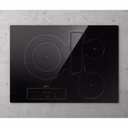 Elica NIKOLATESLA FIT 3Z BL/A/60, Noir, Intégré, 60 cm, Plaque avec zone à induction, Verre, 3 zone(s)