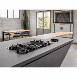 Elica NikolaTesla Flame EVO BL/A/88 Noir Intégré 88 cm Gaz 4 zone(s) Hotte intégrée - Vue supplémentaire 3