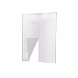 Moustiquaire adhésive - ECCO - 120X240 - Fixation auto agrippante - Ajustable - Blanc