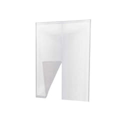Moustiquaire adhésive - ECCO - 120X240 - Fixation auto agrippante - Ajustable - Blanc